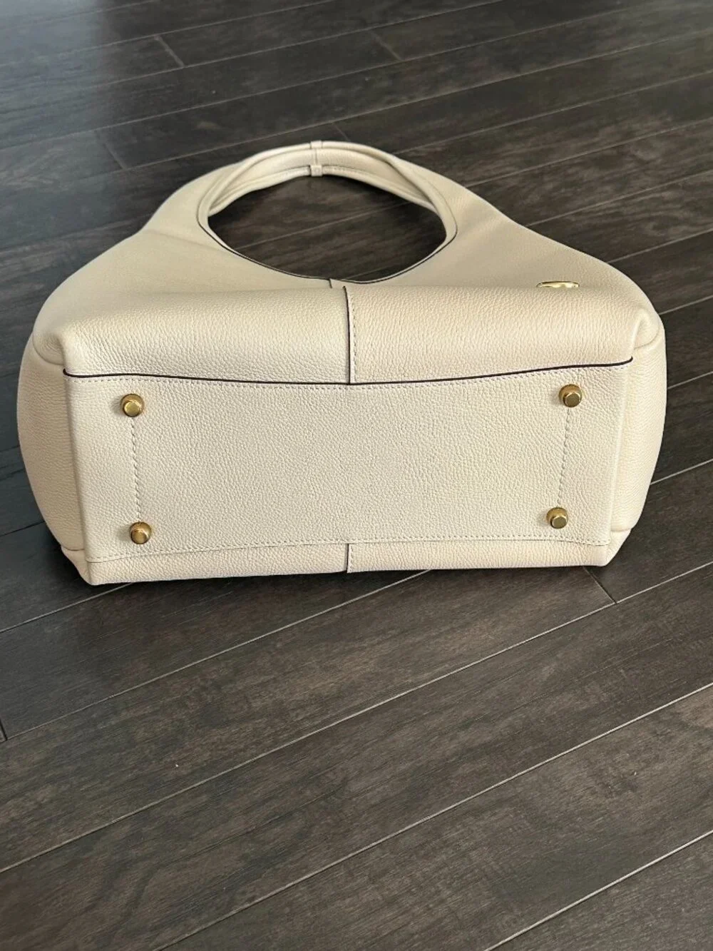 Coach Ivory Pebbled Leather Lana Shoulder Bag Style #F2479-CM544 *NWT* - Picture 12 of 13